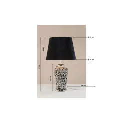 KARE Design Lampe A Poser Rose Argente´ 57Cm