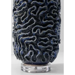 KARE Design Lampe A Poser Waterflow Bleu 79Cm