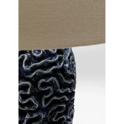 KARE Design Lampe A Poser Waterflow Bleu 79Cm