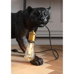 KARE Design Lampe De Sol Animal Bagheera 40Cm