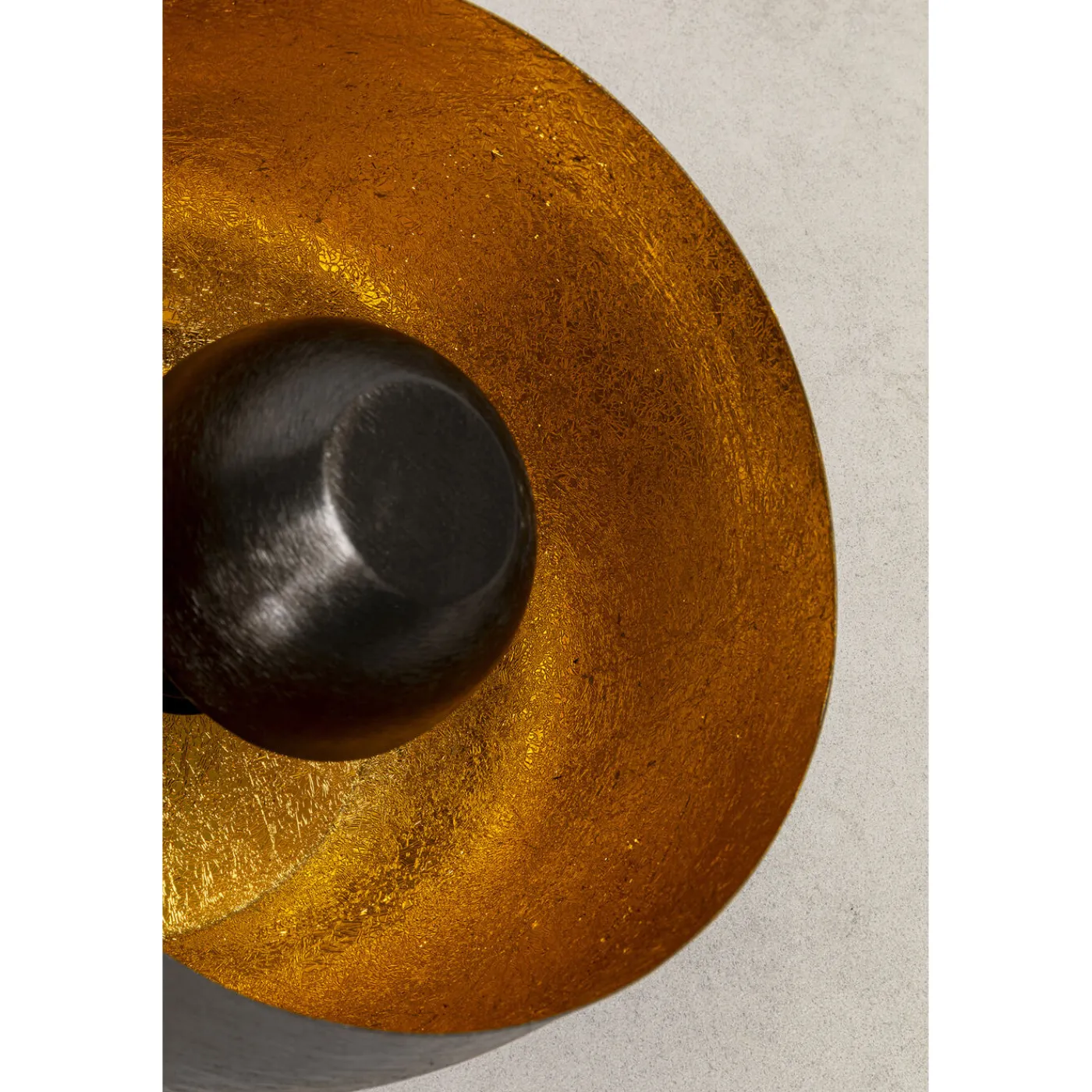 KARE Design Lampe De Sol Apollon Smooth Noir O28Cm