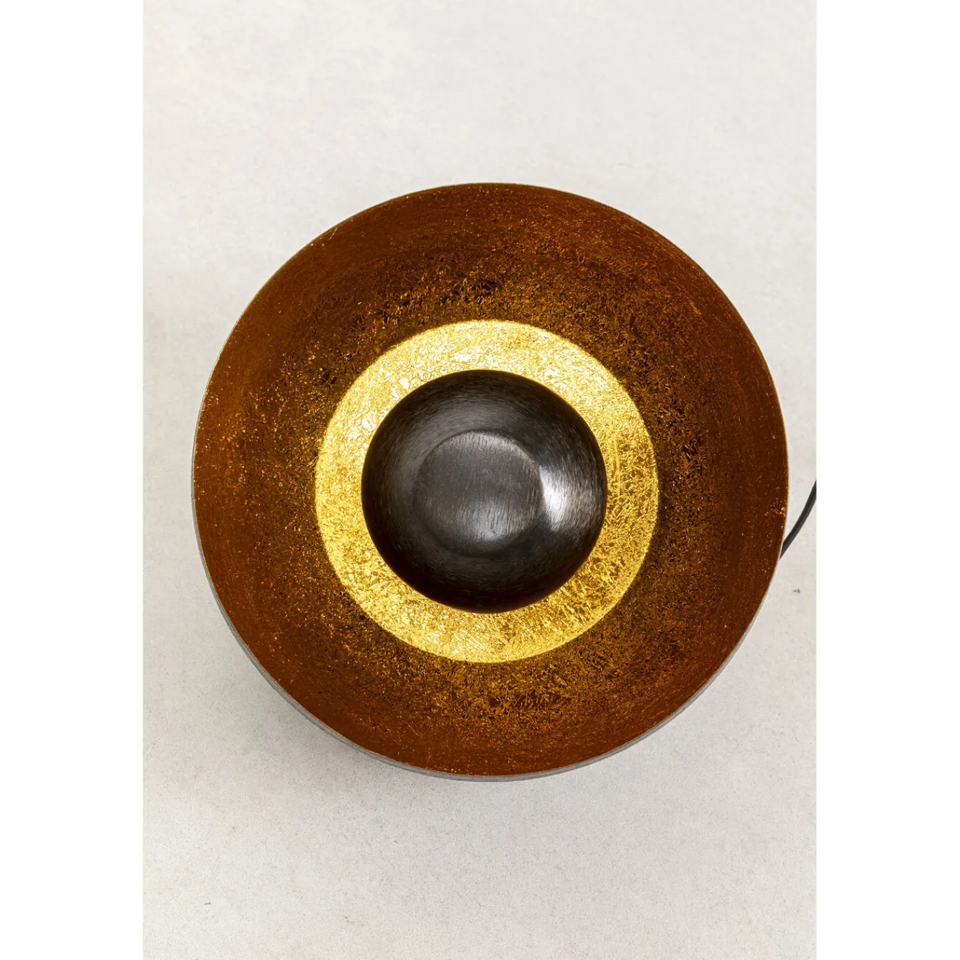 KARE Design Lampe De Sol Apollon Smooth Noir O28Cm