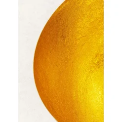 KARE Design Lampe De Sol Apollon Smooth Dore O35Cm