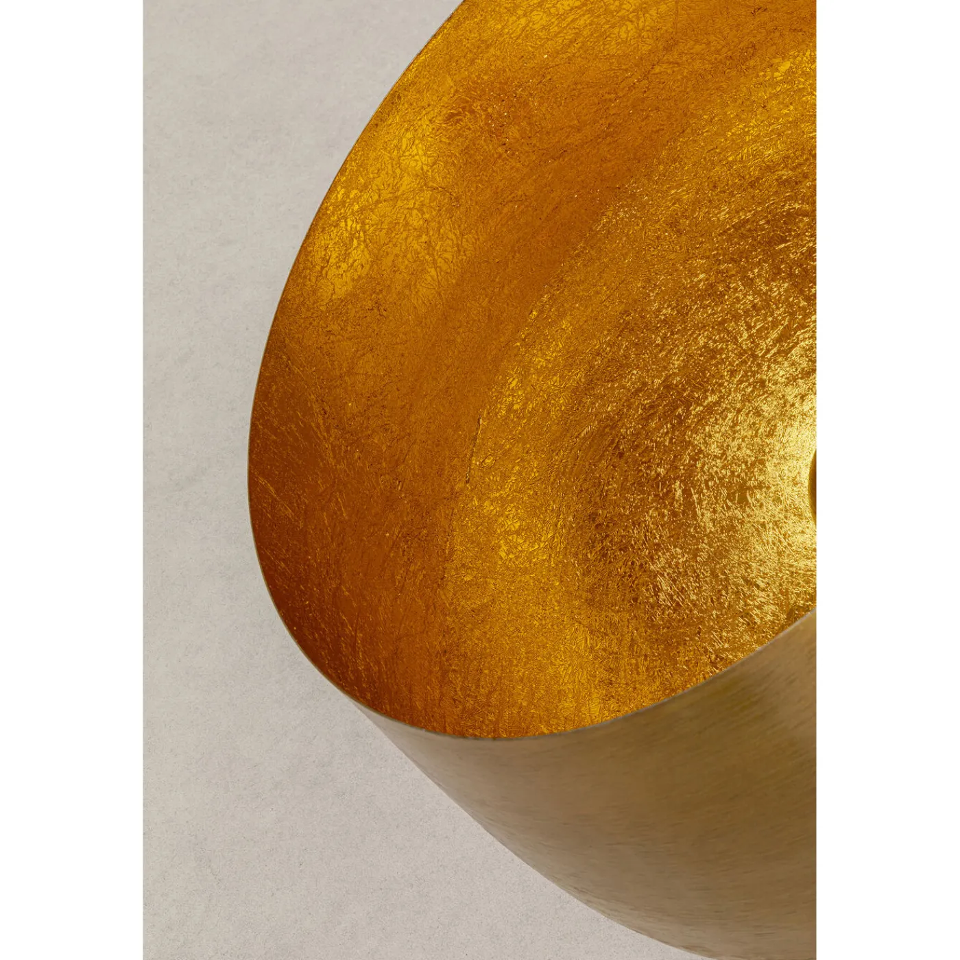 KARE Design Lampe De Sol Apollon Smooth Dore O50Cm