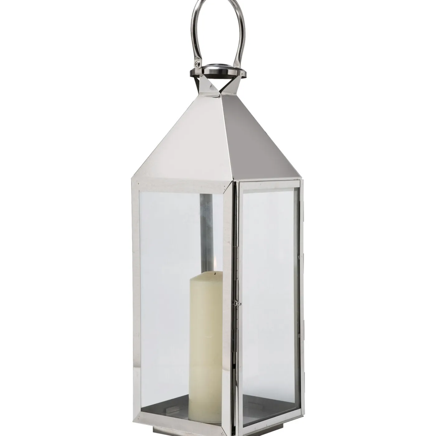 KARE Design Lanterne Giardino Argente (4/Set)