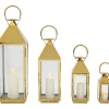 KARE Design Lanterne Giardino Dore (4/Set)