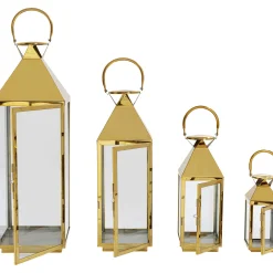 KARE Design Lanterne Giardino Dore (4/Set)