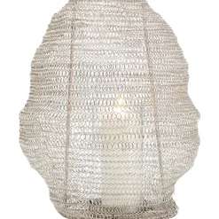 KARE Design Lanterne Mesh Argente O30Cm