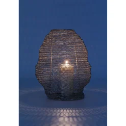 KARE Design Lanterne Mesh Argente O30Cm