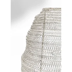 KARE Design Lanterne Mesh Argente O30Cm