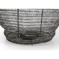 KARE Design Lanterne Mesh Noir O40Cm