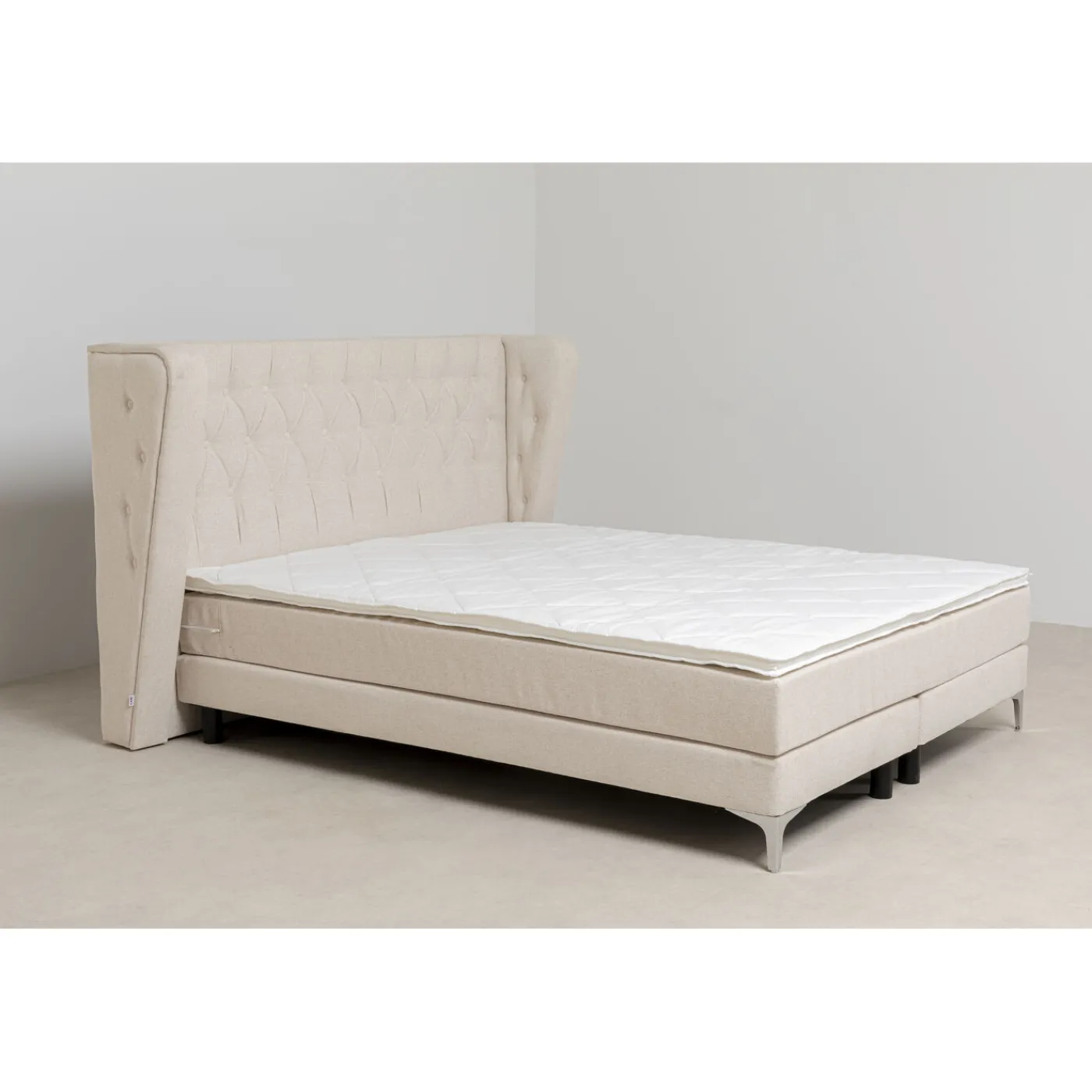 KARE Design Lit Boxspring Benito Moon Creme 180X200