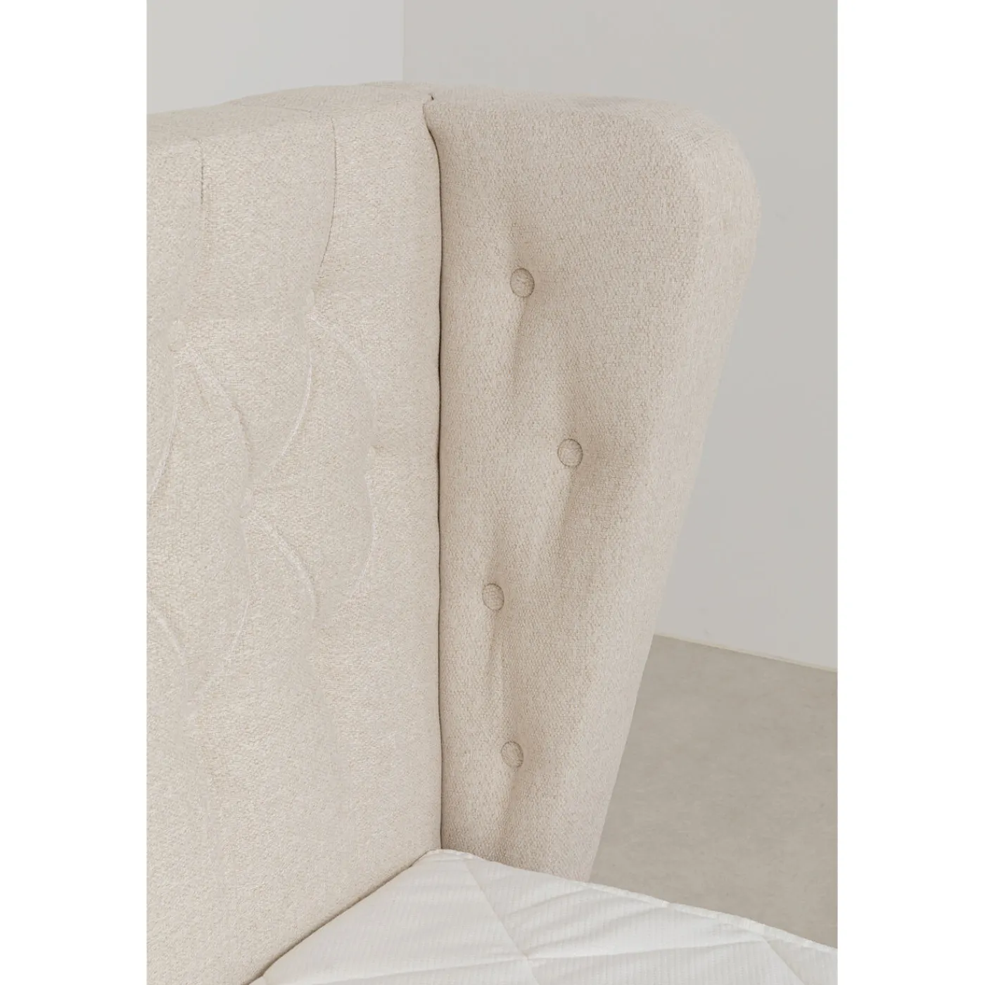 KARE Design Lit Boxspring Benito Moon Creme 180X200