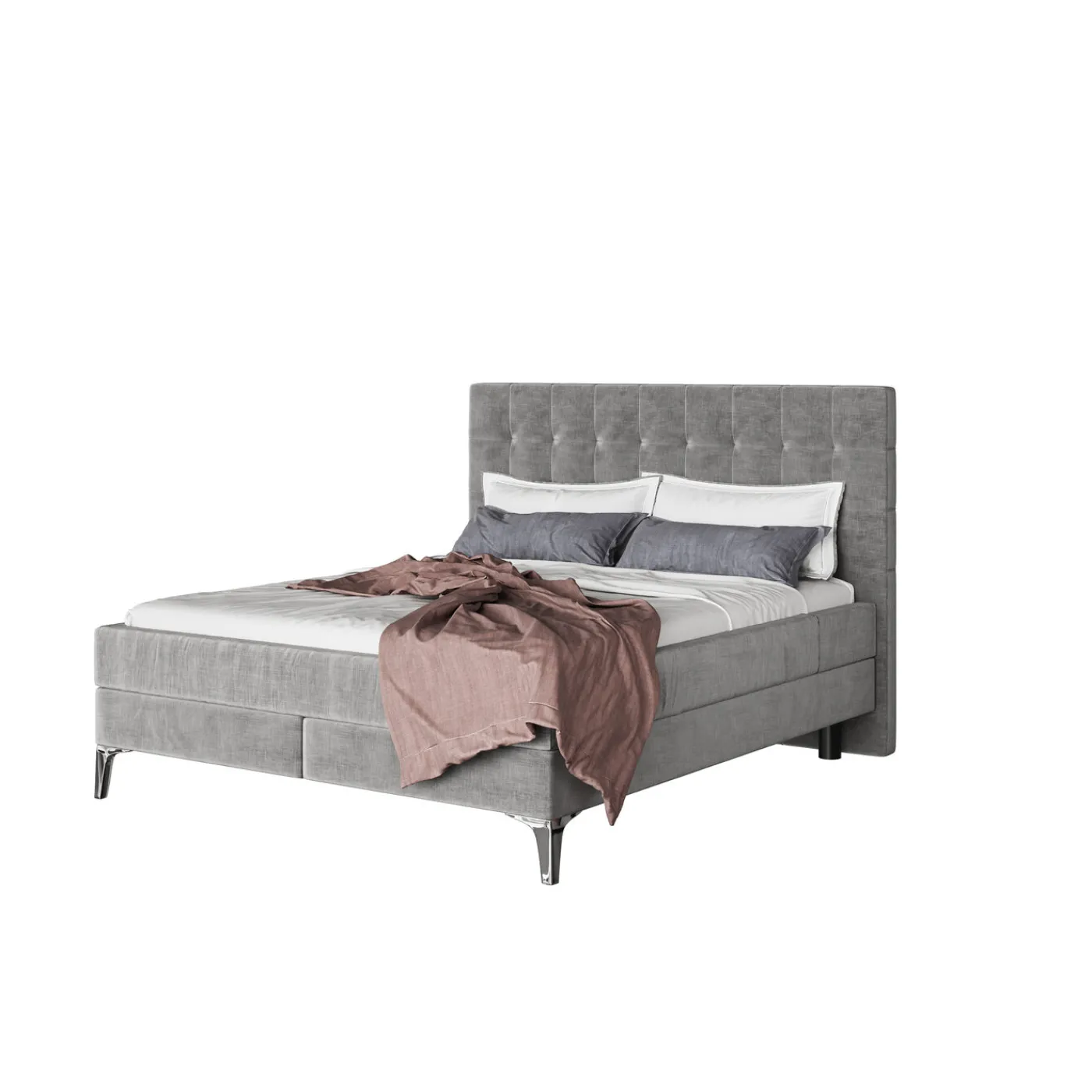 KARE Design Lit Boxspring Benito Star Gris 180X200