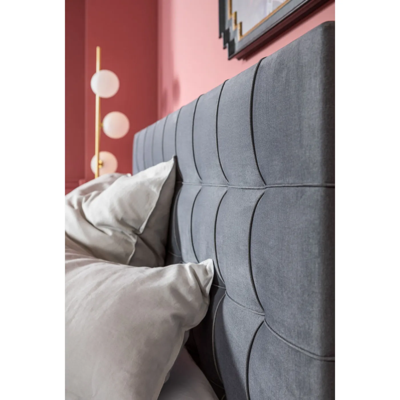 KARE Design Lit Boxspring Benito Star Gris 160X200