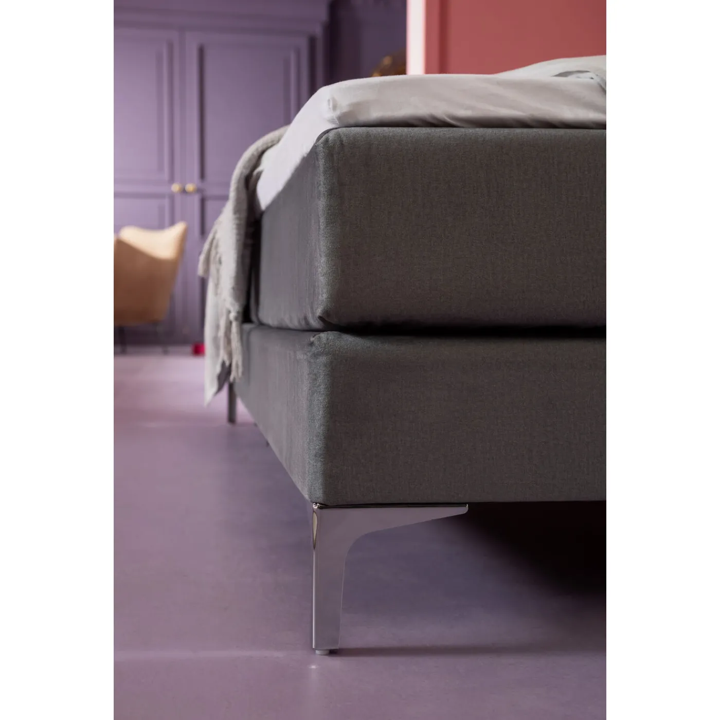 KARE Design Lit Boxspring Benito Star Gris 160X200