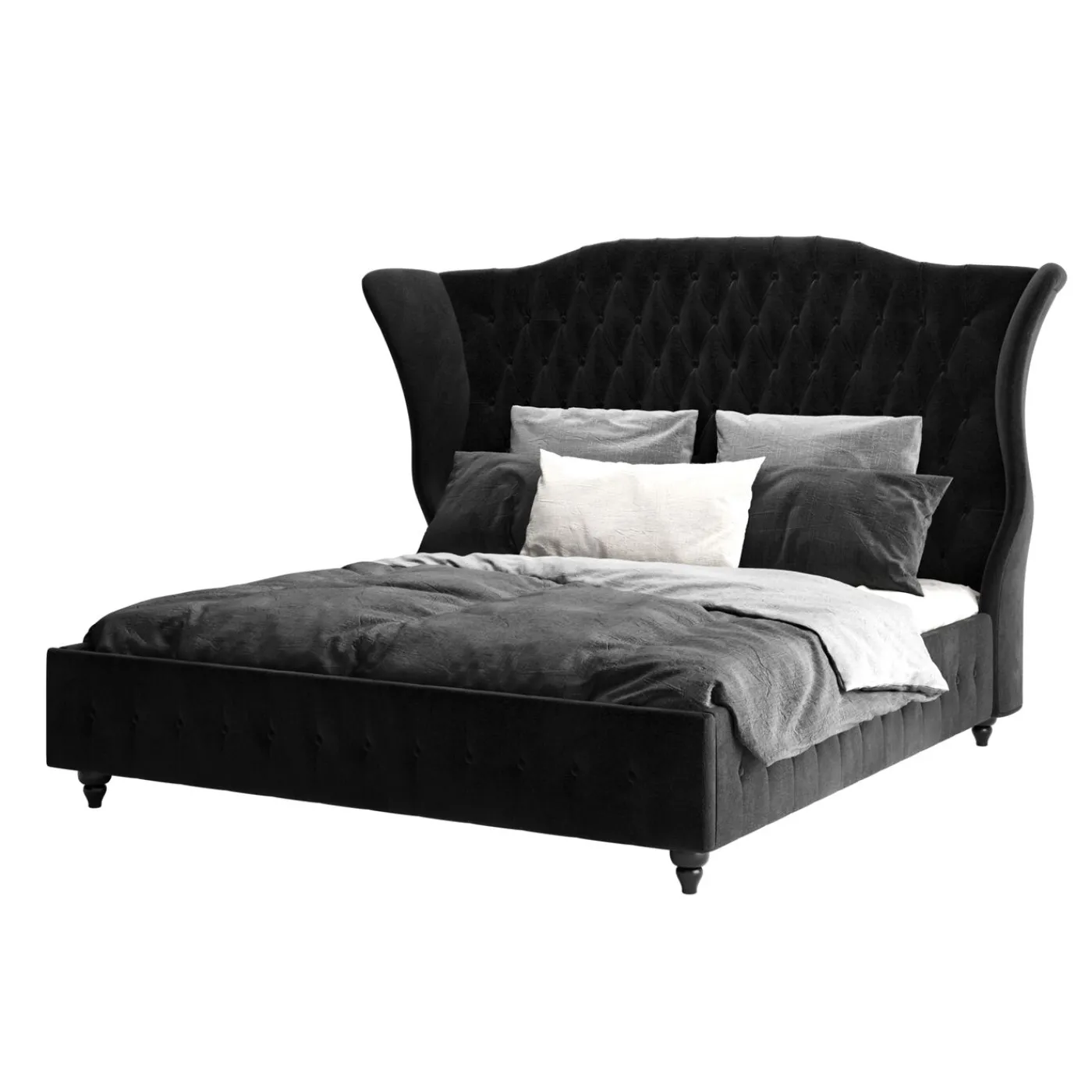 KARE Design Lit City Spirit Graphite 160X200Cm