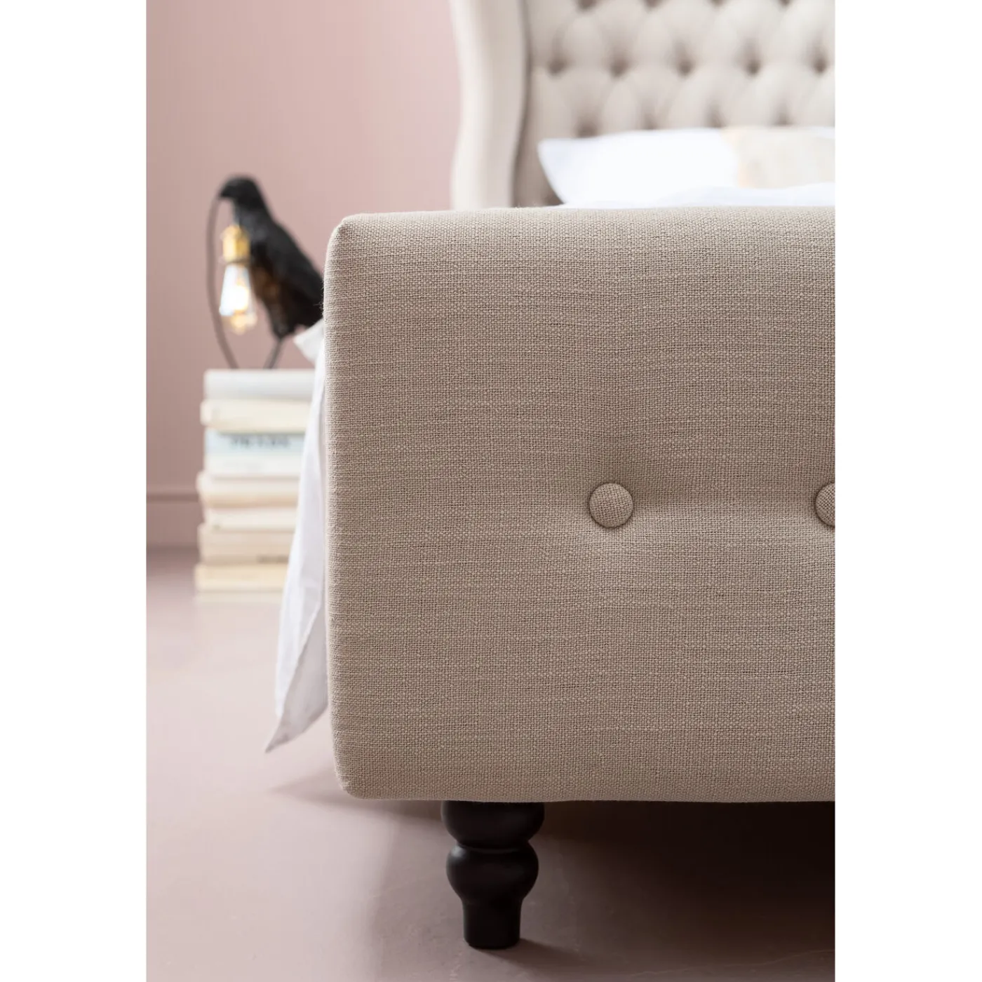 KARE Design Lit City Spirit 180X200Cm Lin Naturel