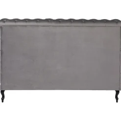 KARE Design Lit Desire Haut Gris Argente 180X200Cm