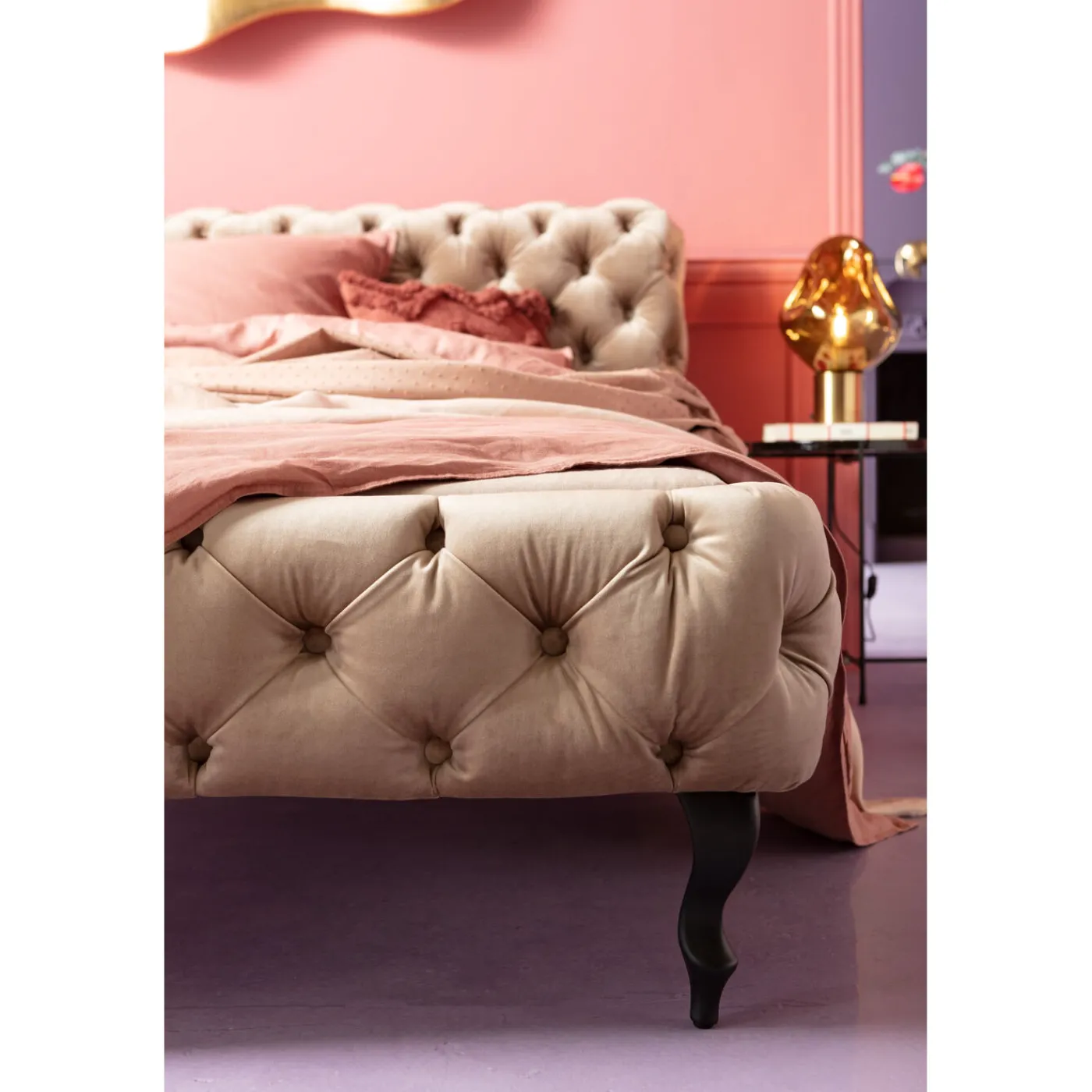 KARE Design Lit Desire Velours Ecru 160X200Cm