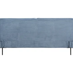 KARE Design Lit East Side Velours Cotele Bleu 180X200Cm