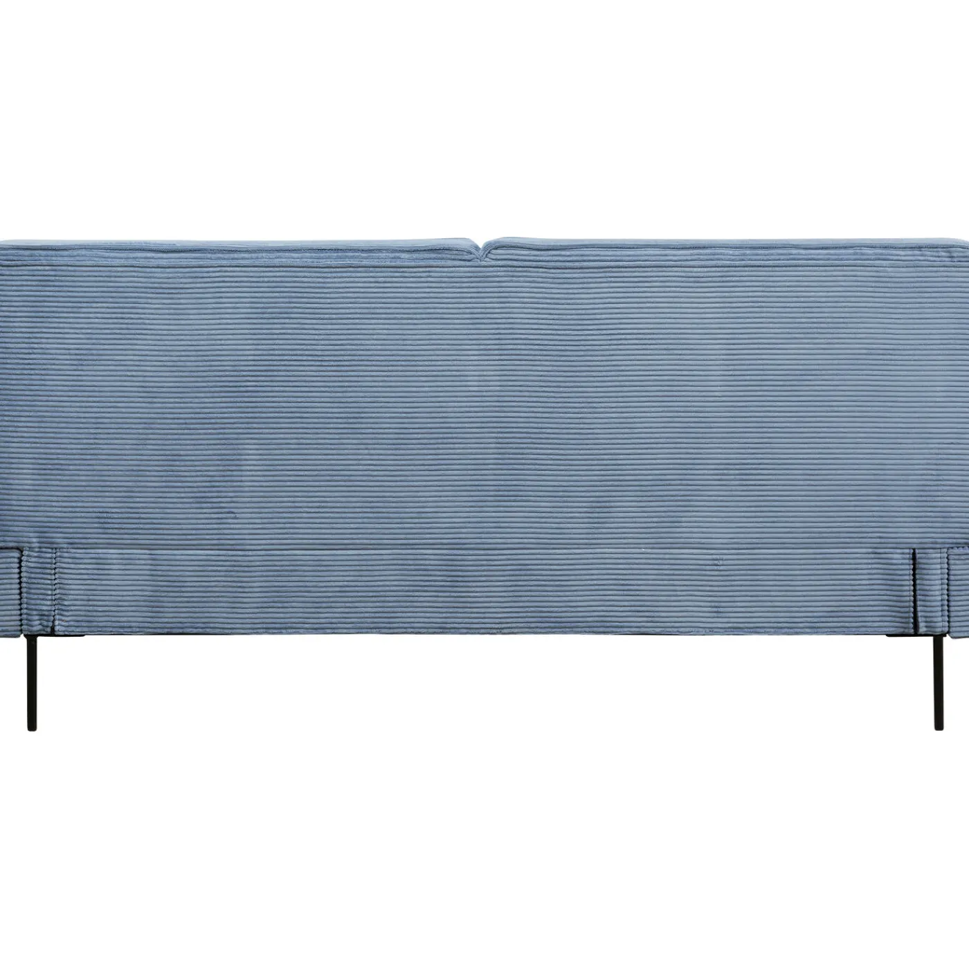 KARE Design Lit East Side Velours Cotele Bleu 180X200Cm
