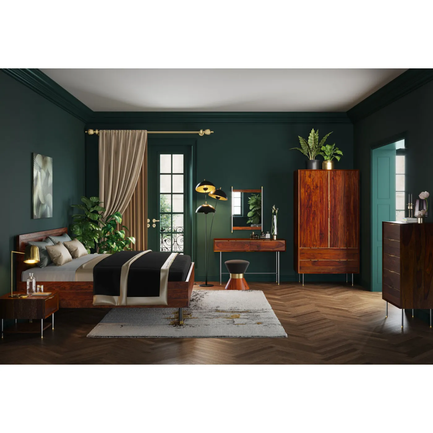 KARE Design Lit En Bois Ravello 180X200