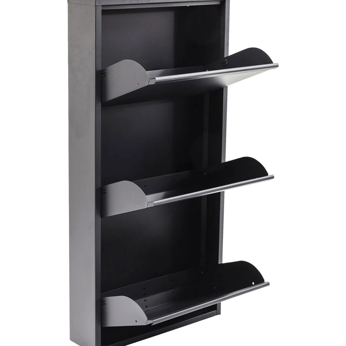 KARE Design Meuble À Chaussures Caruso 3 Anthracite