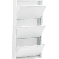 KARE Design Meuble À Chaussures Caruso 3 Blanc