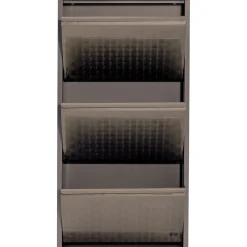 KARE Design Meuble À Chaussures Caruso 3 Argente (Mailorder)