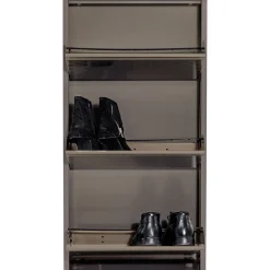 KARE Design Meuble À Chaussures Caruso 3 Argente (Mailorder)