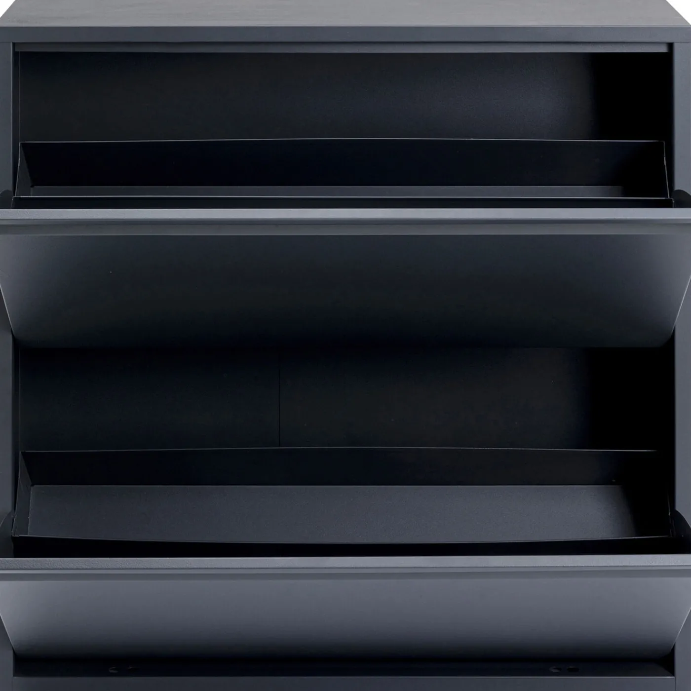 KARE Design Meuble À Chaussures Caruso 2 Double Anthracite