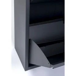 KARE Design Meuble À Chaussures Caruso 2 Double Anthracite