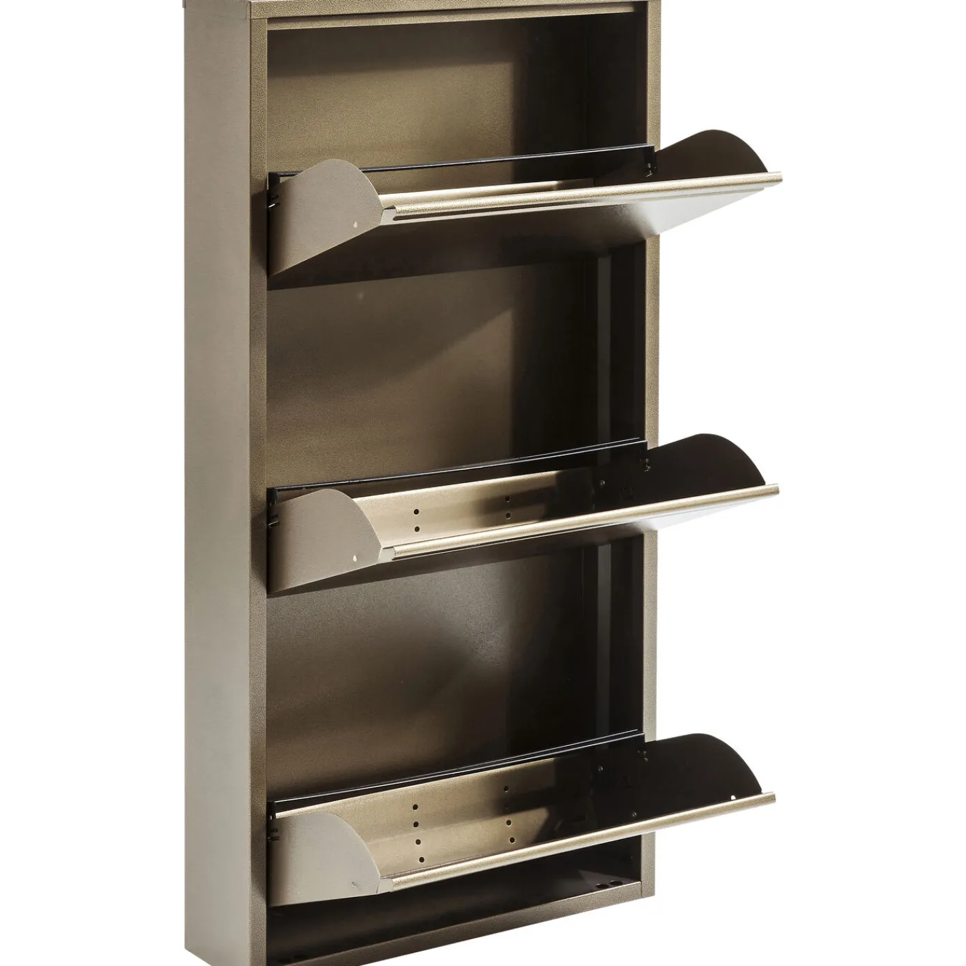 KARE Design Meuble À Chaussures Caruso 3 Bronze