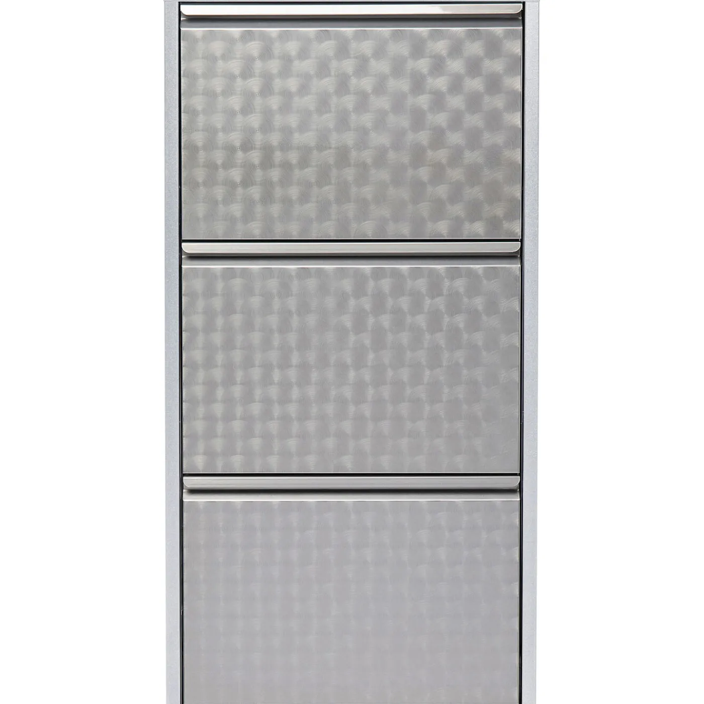 KARE Design Meuble À Chaussures Caruso 3 Alu Brosse