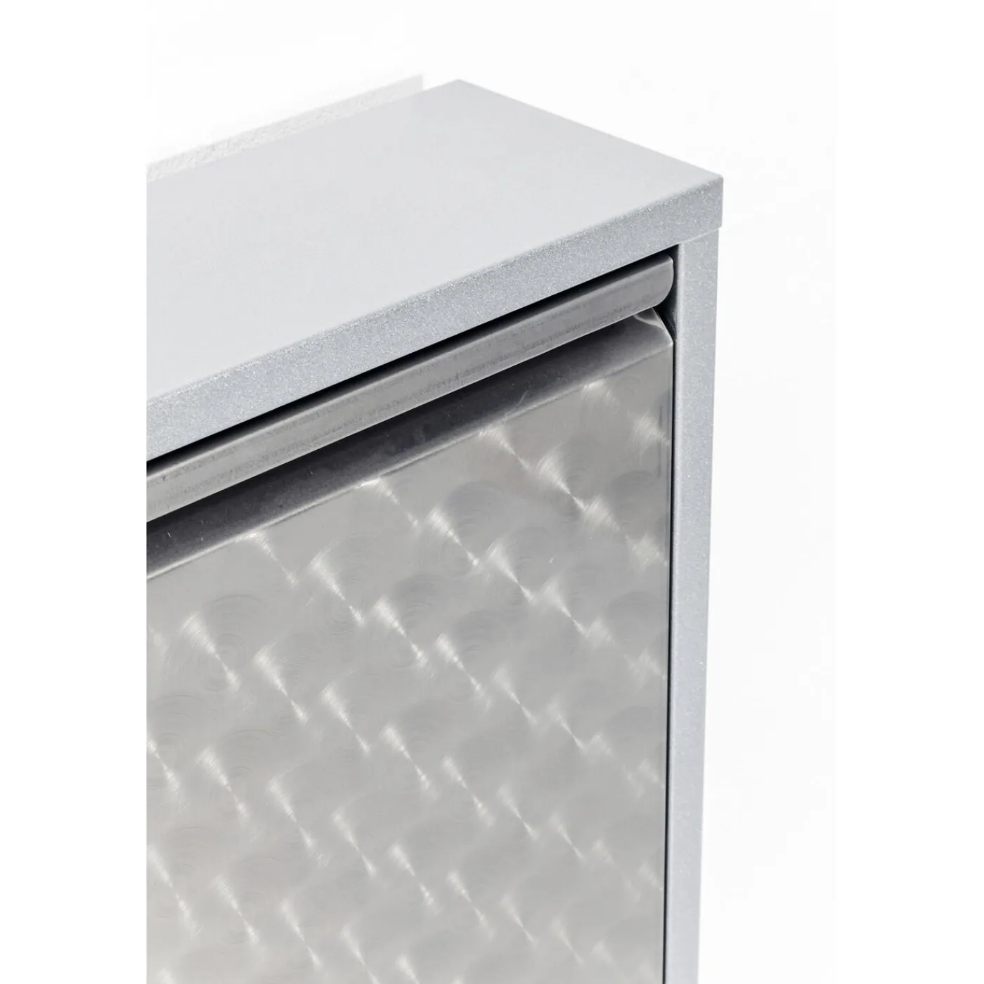 KARE Design Meuble À Chaussures Caruso 3 Alu Brosse