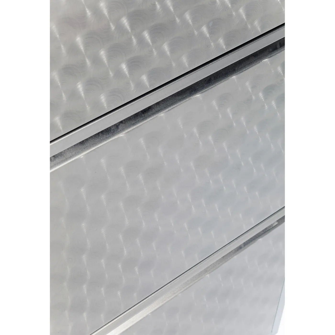 KARE Design Meuble À Chaussures Caruso 3 Alu Brosse