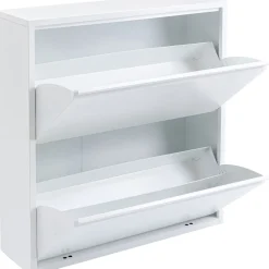 KARE Design Meuble À Chaussures Caruso 2 Double Blanc