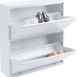 KARE Design Meuble À Chaussures Caruso 2 Double Blanc