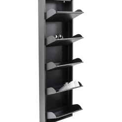 KARE Design Meuble À Chaussures Caruso 5 Anthracite