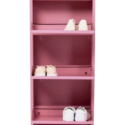 KARE Design Meuble À Chaussures Caruso 3 Rose (Mo)