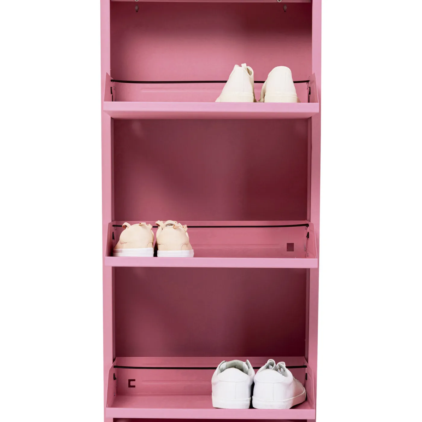 KARE Design Meuble À Chaussures Caruso 3 Rose (Mo)