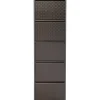 KARE Design Meuble À Chaussures Caruso 5 Argente (Mailorder)
