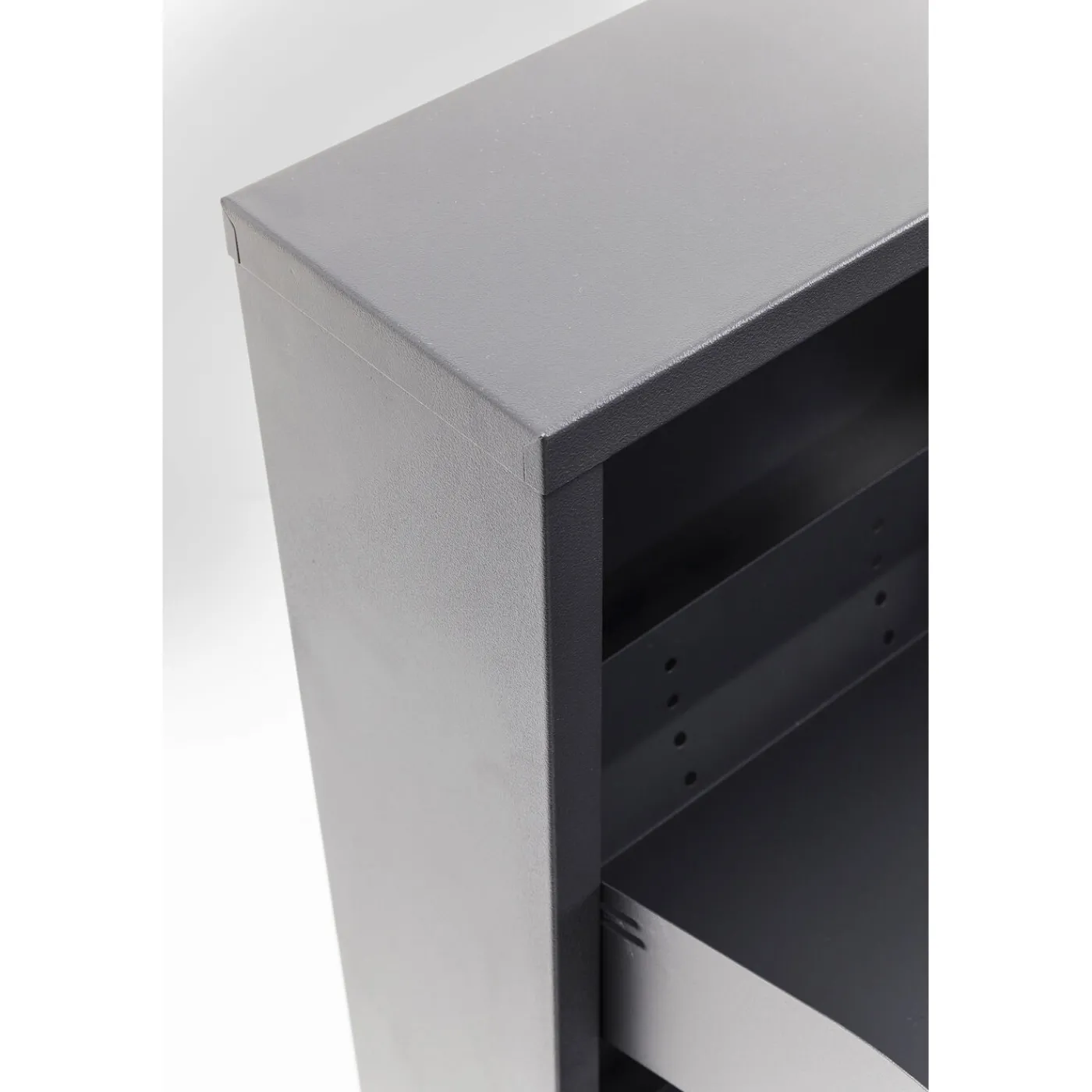 KARE Design Meuble À Chaussures Caruso 3 Anthracite (Mo)