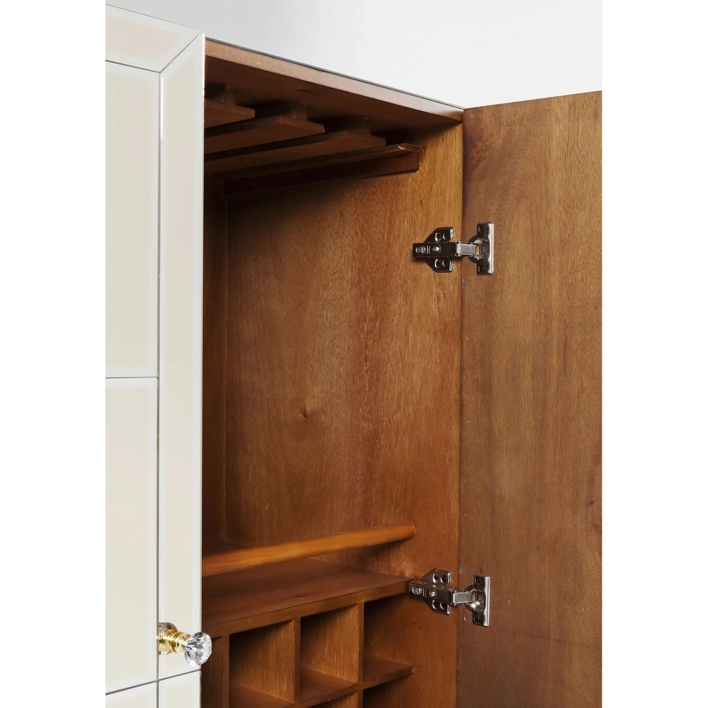 KARE Design Meuble Bar Luxury Champagne 89X181Cm