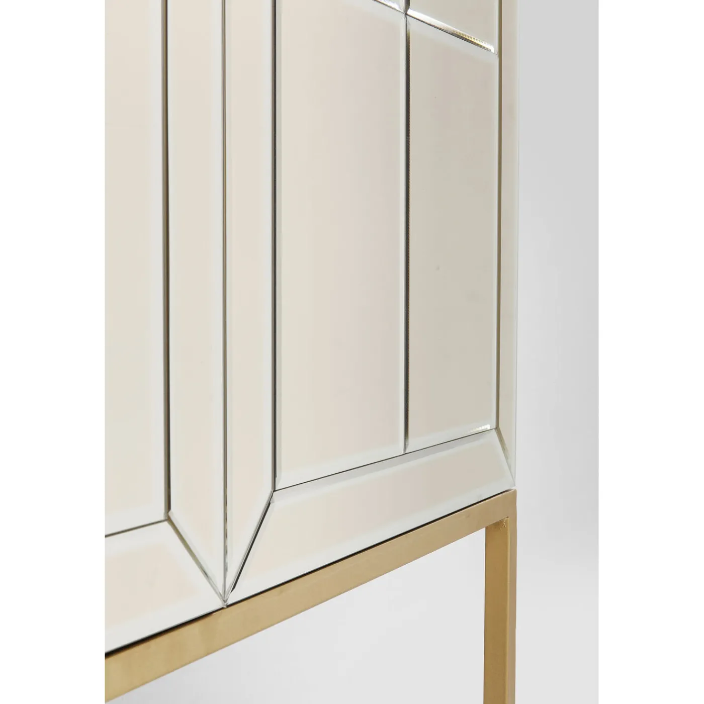 KARE Design Meuble Bar Luxury Champagne 89X181Cm