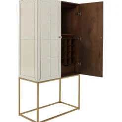 KARE Design Meuble Bar Luxury Champagne 89X181Cm