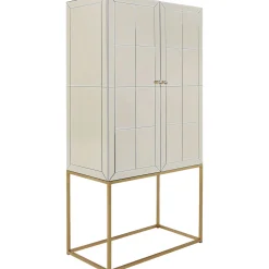 KARE Design Meuble Bar Luxury Champagne 89X181Cm