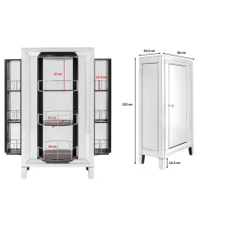 KARE Design Meuble Bar Luxury High Class 84X152