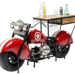 KARE Design Meuble Bar Motorbike Rouge